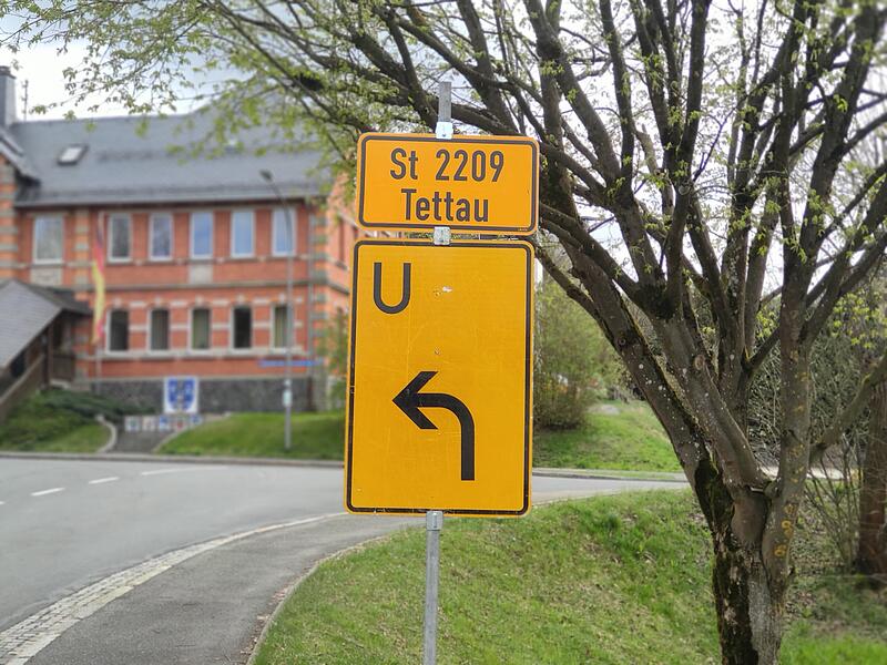Umleitung Steinbach Richtung Rennsteig Umleitung Steinbach Richtung Rennsteig