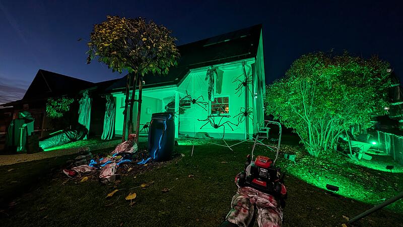 Bei Christian M&uuml;ller in der Einberger Stra&szlig;e in R&ouml;dental wird es gruselig.