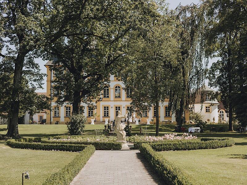 Schloss J&auml;gersburg in Bammersdorf.