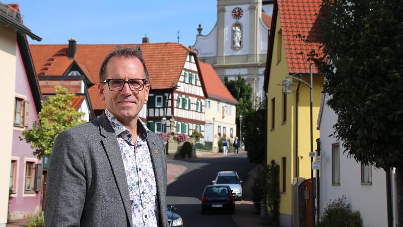 B&uuml;rgermeister Ren&eacute; Gerner freut sich &uuml;ber das gute Abschneiden seiner Gemeinde bei der Heimatmonitor-Umfrage der Saale-Zeitung.