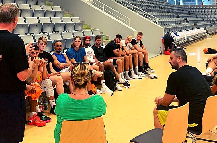 BasketballDrittligist BBC Coburg ist zurück Mannschaftstraining