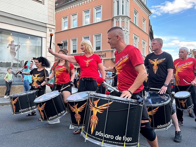Samba-Festival Coburg 2024 Auftakt