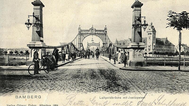 Die Luitpoldbrücke.Der FT-Adventskalender Die Luitpoldbrücke.