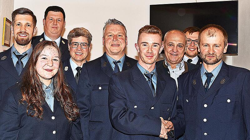 Die F&uuml;hrungsmannschaft der FFW Spiesberg.