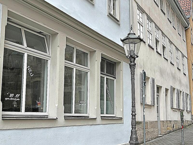 Am Kirchhof in Coburg l&auml;uft der Umbau f&uuml;r das neue italienische Restaurant &bdquo;Anema e core&ldquo;.