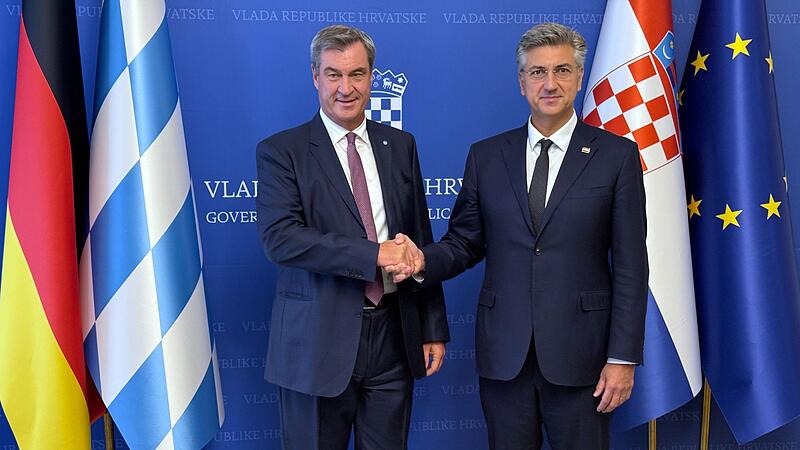 Ministerpr&auml;sident S&ouml;der in Kroatien