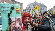 Kurden-Demonstration in M&uuml;nchen