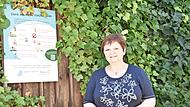 Ulrike Endres wusste das Engagement an ihrer Schule immer zu schätzen – wie hier das Projekt „Denk mal im Vorübergehen“.