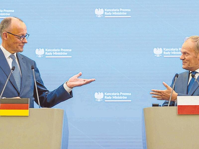 Bundeskanzler Friedrich Merz und Polens Ministerpräsident Donald Tusk: Kann sich Deutschland etwas vom polnischen Erfolgskurs abschauen?    Bundeskanzler Friedrich Merz und Polens Ministerpräsident Donald Tusk: Kann sich Deutschland etwas vom polnischen Erfolgskurs abschauen?   