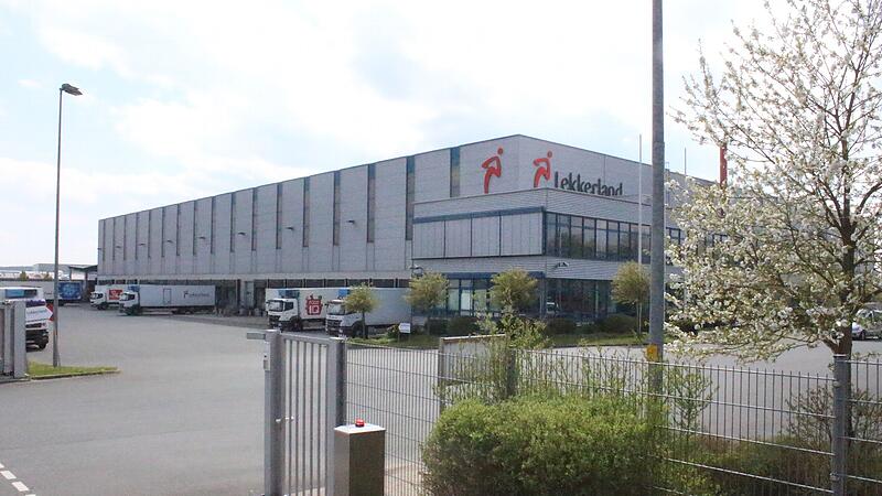 Das Lekkerland-Logistikzentrum im Gewerbegebiet Aischpark in Höchstadt.