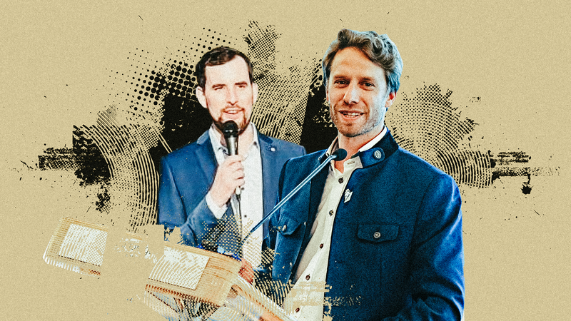 Die Bamberger SPD-Politiker Olaf Seifert (links) und Sebastian Niedermaier haben bei der Staatsanwaltschaft Anzeige erstattet.