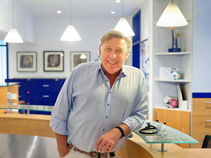 Rainer Gerstner ist seit mehr als 20 Jahren Hausarzt im Zentrum der Stadt Bamberg