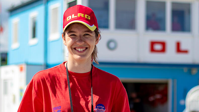 Sie wird dieses Jahr als Rettungsschwimmerin bei den Olympischen Spielen in Paris arbeiten: Monika Hammon vom DLRG Hirschaid.