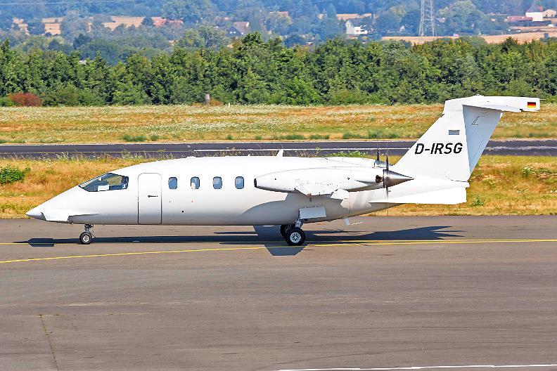 Mit diesem Businessflugzeug vom Typ Piaggio stürzte Rainer Schaller ab.