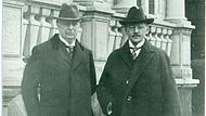 1924 ist Erich Ludendorff wiederum Gast bei Fritz Hornschuch. Das Foto ist vor der Loggia der Täffner-Villa (Kressenstein 17) entstanden, die Hornschuch erworben hat.