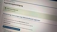 Registrierungsbest&auml;tigung eines Balkonkraftwerks