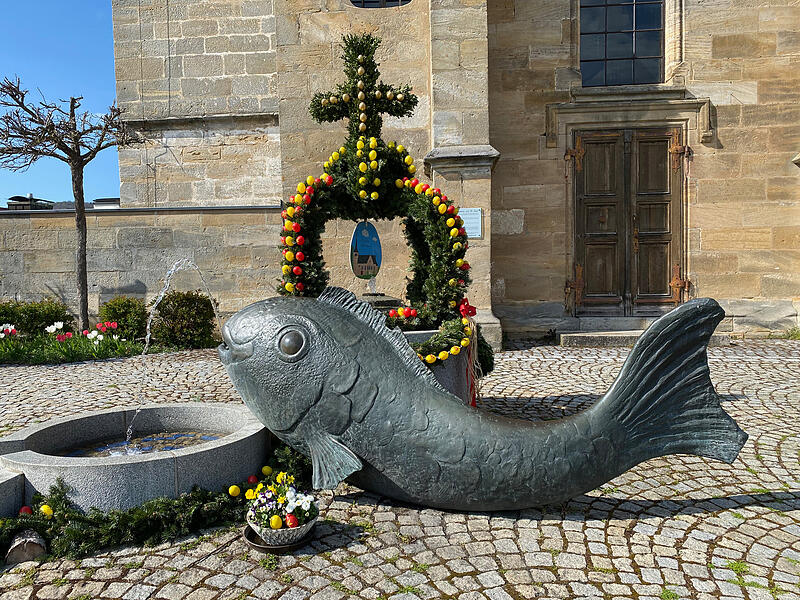 Osterbrunnen WeilersbachOsterbrunnen Fr&auml;nkische Schweiz 2025 Teil 2