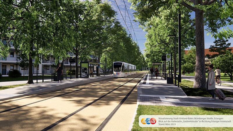 Visualisierung der Stadt-Umland-Bahn