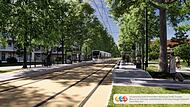 Visualisierung der Stadt-Umland-Bahn