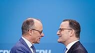 Kanzler Friedrich Merz und Jens Spahn. (Archivbild) Kanzler Friedrich Merz und Jens Spahn. (Archivbild)