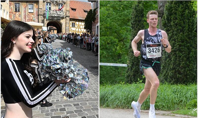 Lautstarke Anfeuerung an der Strecke: Bei bestem Wetter ist der Weltkulturerbelauf in Bamberg über die Bühne gegangen. Im Halbmarathon holte sich Gabriel Lautenschlager (r.) von der LG Bamberg den Sieg. Lautstarke Anfeuerung an der Strecke: Bei bestem Wetter ist der Weltkulturerbelauf in Bamberg über die Bühne gegangen. Im Halbmarathon holte sich Gabriel Lautenschlager (r.) von der LG Bamberg den Sieg.