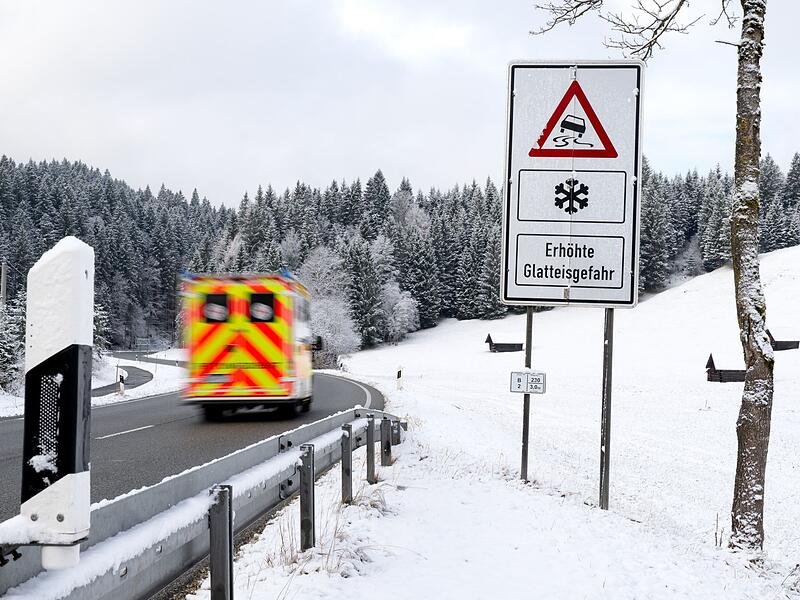 Schnee in Bayern