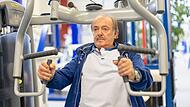 Auch heute noch trainiert der ehemalige erfolgreiche Kraftsportler Rainer Griebl regelm&auml;&szlig;ig mindestens dreimal pro Woche im Fitnessstudio.