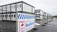 Containerunterkunft f&uuml;r Gefl&uuml;chtete