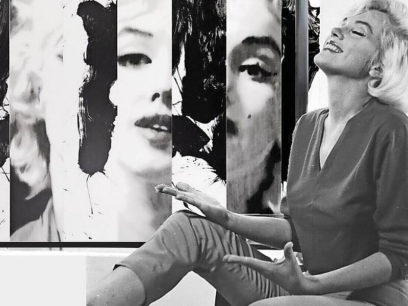 Marilyn Monroe, wie Allan Grant sie portr&auml;tierte.