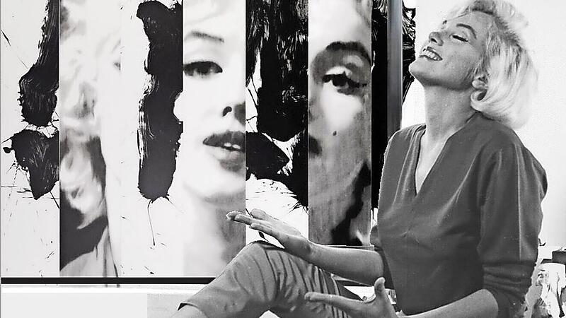 Marilyn Monroe, wie Allan Grant sie porträtierte. Marilyn Monroe, wie Allan Grant sie porträtierte.