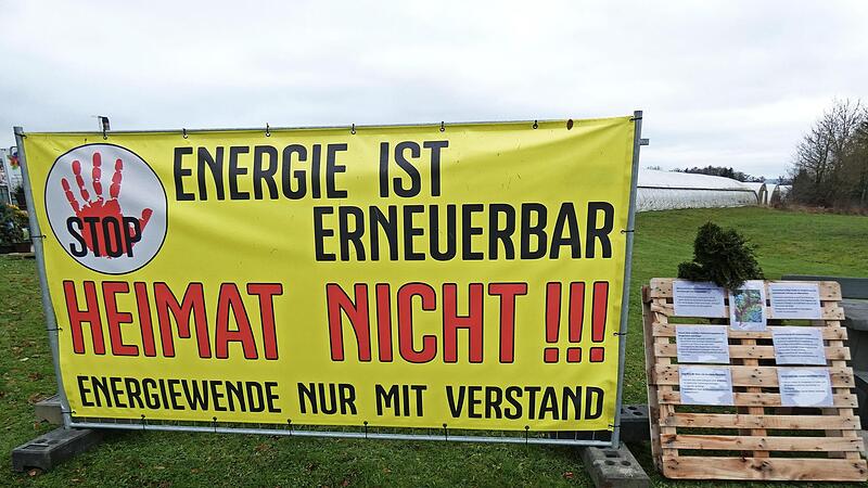 Der geplante &bdquo;Solarpark Neuenmarkt&ldquo; wird auch bei den unmittelbaren Anliegern, wie hier in der G&auml;rtnerei Degen, kritisch gesehen.