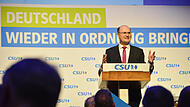 CSU-Bezirksparteitag Oberfranken, Stadthalle Kulmbach, Minister Albert F&uuml;racker
