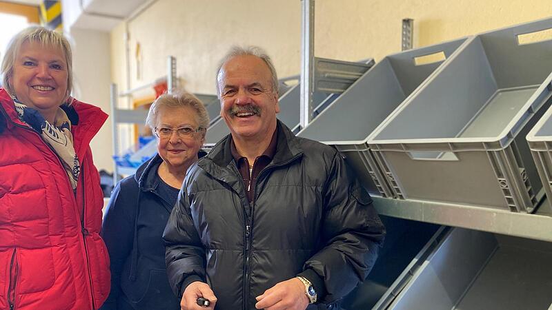 Dagmar Ziegler, Roos Steinhannes und Stefan Matthes engagieren sich ehrenamtlich bei der Tafel Bad Kissingen.