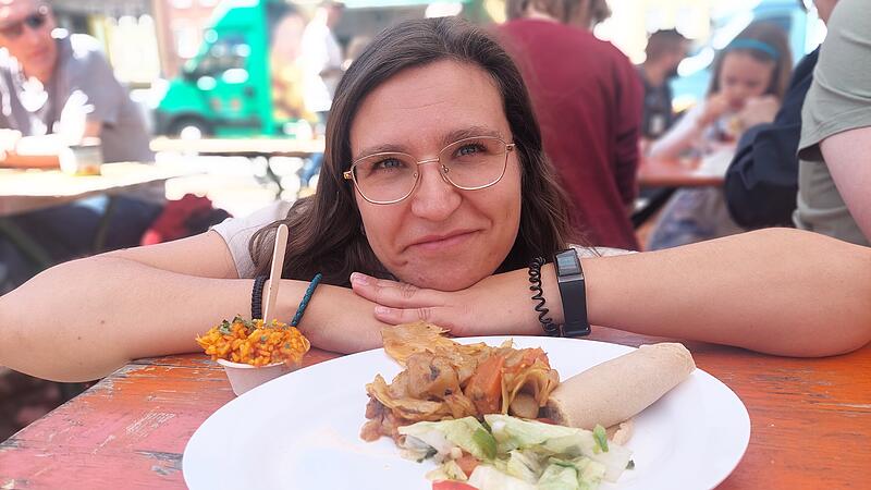 Die FT-Reporterin testet sich durch das Food Truck Festival in Bamberg.