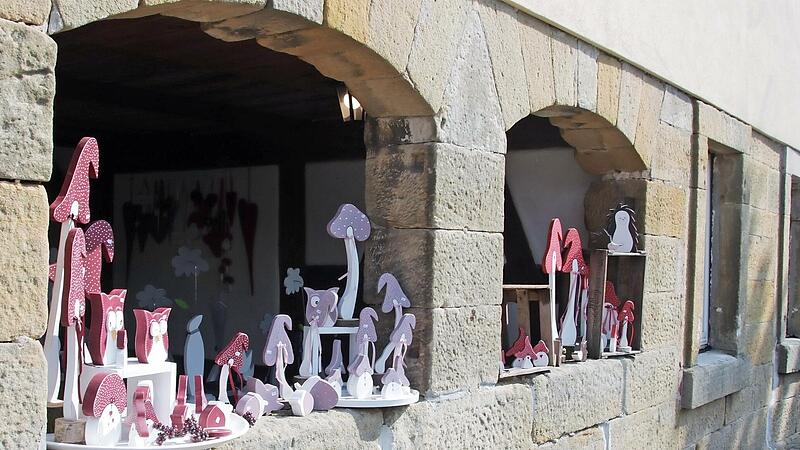 Individuell angefertigte Kunstwerke wurden beim Markt rund ums Spitalhaus angeboten.