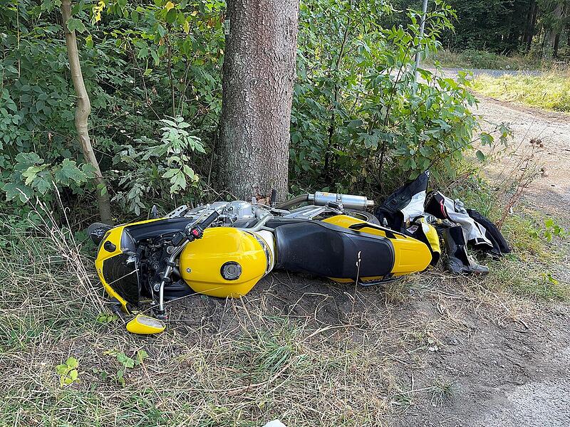 Schwerer Motorradunfall bei Stadtsteinach
