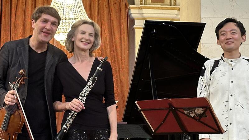 Eingespieltes Trio (von links): Nils Mönkemeyer, William Youn und Sabine Meyer Eingespieltes Trio (von links): Nils Mönkemeyer, William Youn und Sabine Meyer