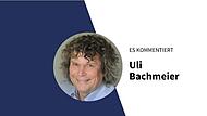 Redakteur Uli Bachmeier kommentiert.
