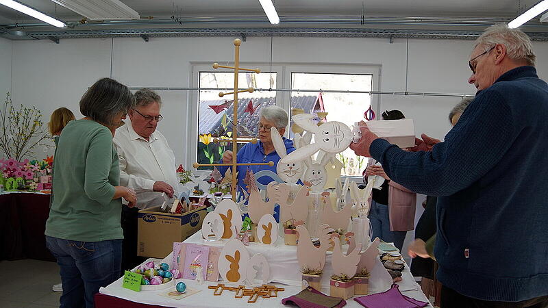 Beim Osterbasar des &bdquo;Hauses Fischbachtal&ldquo; gab es jede Menge sch&ouml;ne Dinge zu bewundern.