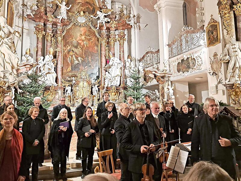 Das Ensemble Vokal Münnerstadt. Das Ensemble Vokal Münnerstadt.