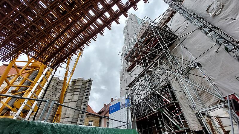 Exklusiver Rundgang durch die Rathausbaustelle in Forchheim