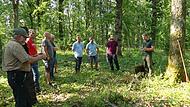 Treffpunkt Wald: Hubert Türich (AELF, ganz rechts) und Förster Matthias Lunz zeigten den Oerlenbachern vor Ort, wie es um den Wald bei Rottershausen bestellt ist. Treffpunkt Wald: Hubert Türich (AELF, ganz rechts) und Förster Matthias Lunz zeigten den Oerlenbachern vor Ort, wie es um den Wald bei Rottershausen bestellt ist.