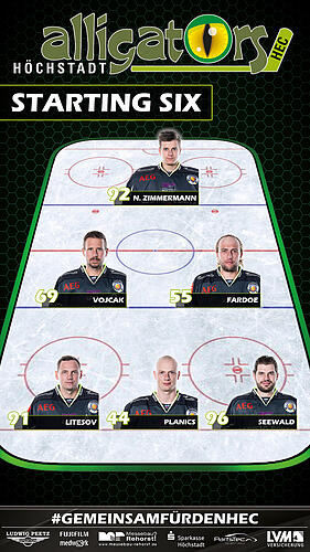 Höchstadt Alligators in Hannover: Starting Six in Spiel 1