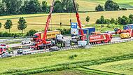 Lkw-Reifenplatzer auf A8 - Stau bis zu acht Kilometer Lkw-Reifenplatzer auf A8 - Stau bis zu acht Kilometer