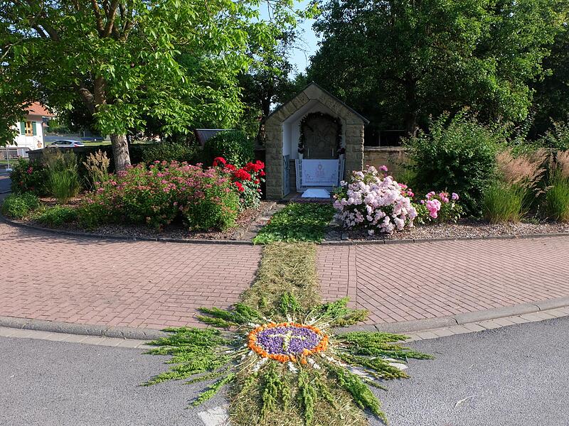 Fronleichnamsprozession in Thundorf