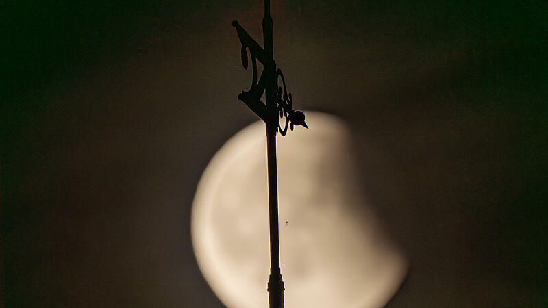 Mondfinsternis über dem Bamberger Land Mondfinsternis über dem Bamberger Land