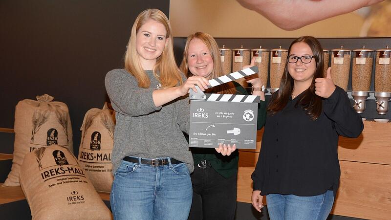 2019 wurde der Ausbildungspreis an die Firma Ireks vergeben, für die Franziska Schmidt, Isabella Greulich und Laura Schuck das Siegervideo gedreht haben.