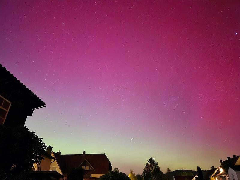 Polarlichter über Kronach 2024Polarlichter über Kronach
