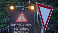 Schneefall in den höheren Lagen Bayerns Schneefall in den höheren Lagen Bayerns
