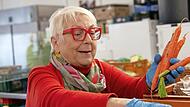Sie ist ein Urgestein der Tafel Erlangen: Mathilde engagiert sich seit fast 30 Jahren ehrenamtlich.